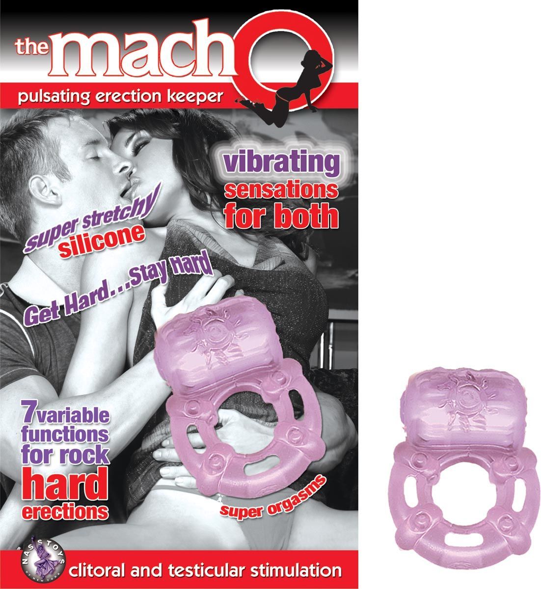 THE MACHO PULSATING ERECTION KEEPER-PURPLE - #2128-1