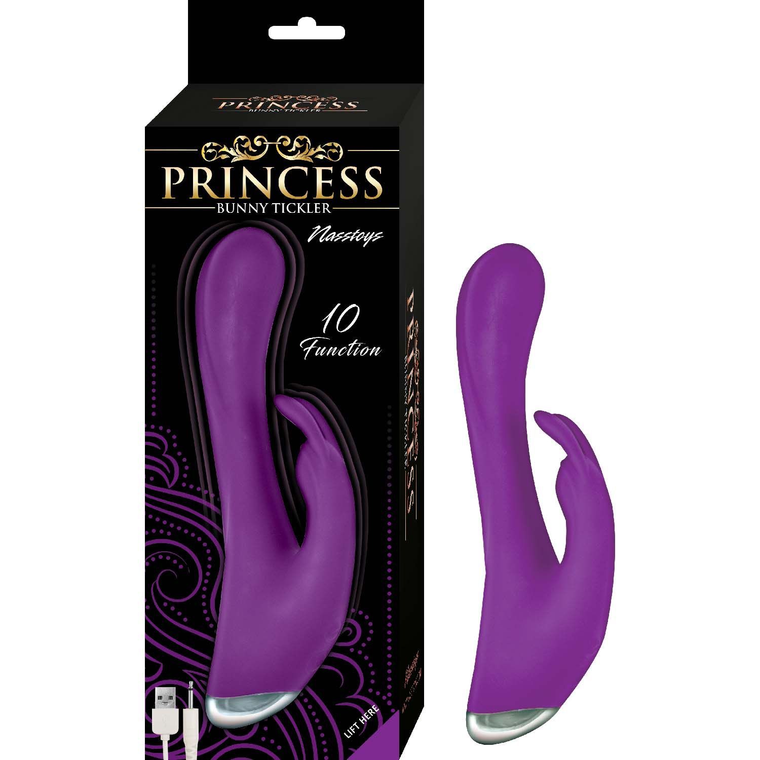 PRINCESS BUNNY TICKLER-PURPLE - #3078-2