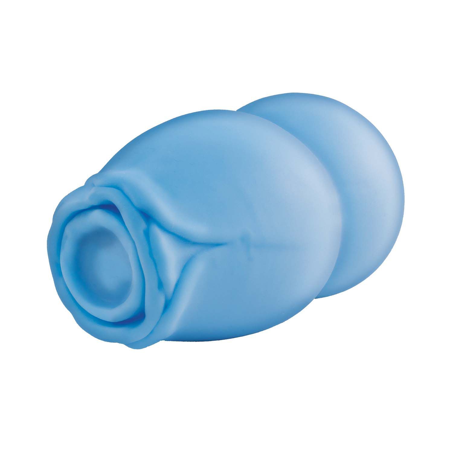 DELITE HEATED ROSE MASTURBATOR-BLUE - #3200-1