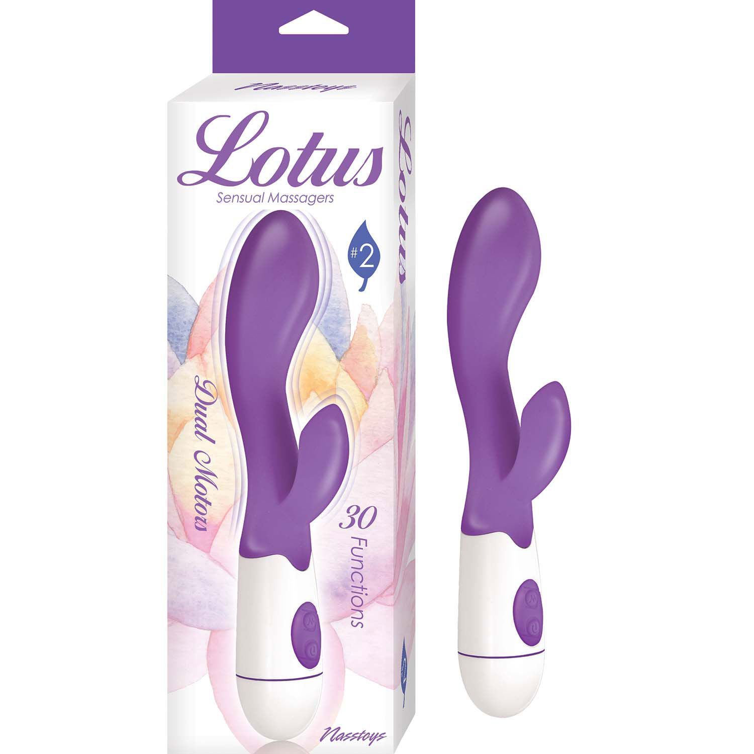 LOTUS SENSUAL MASSAGERS #2-PURPLE - #3015-2