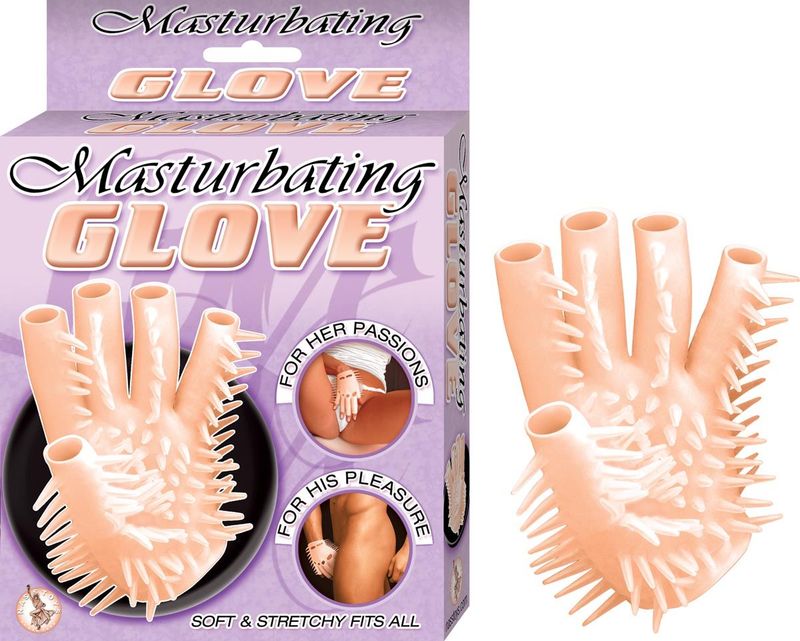 MASTURBATING GLOVE - WHITE - #2492-2