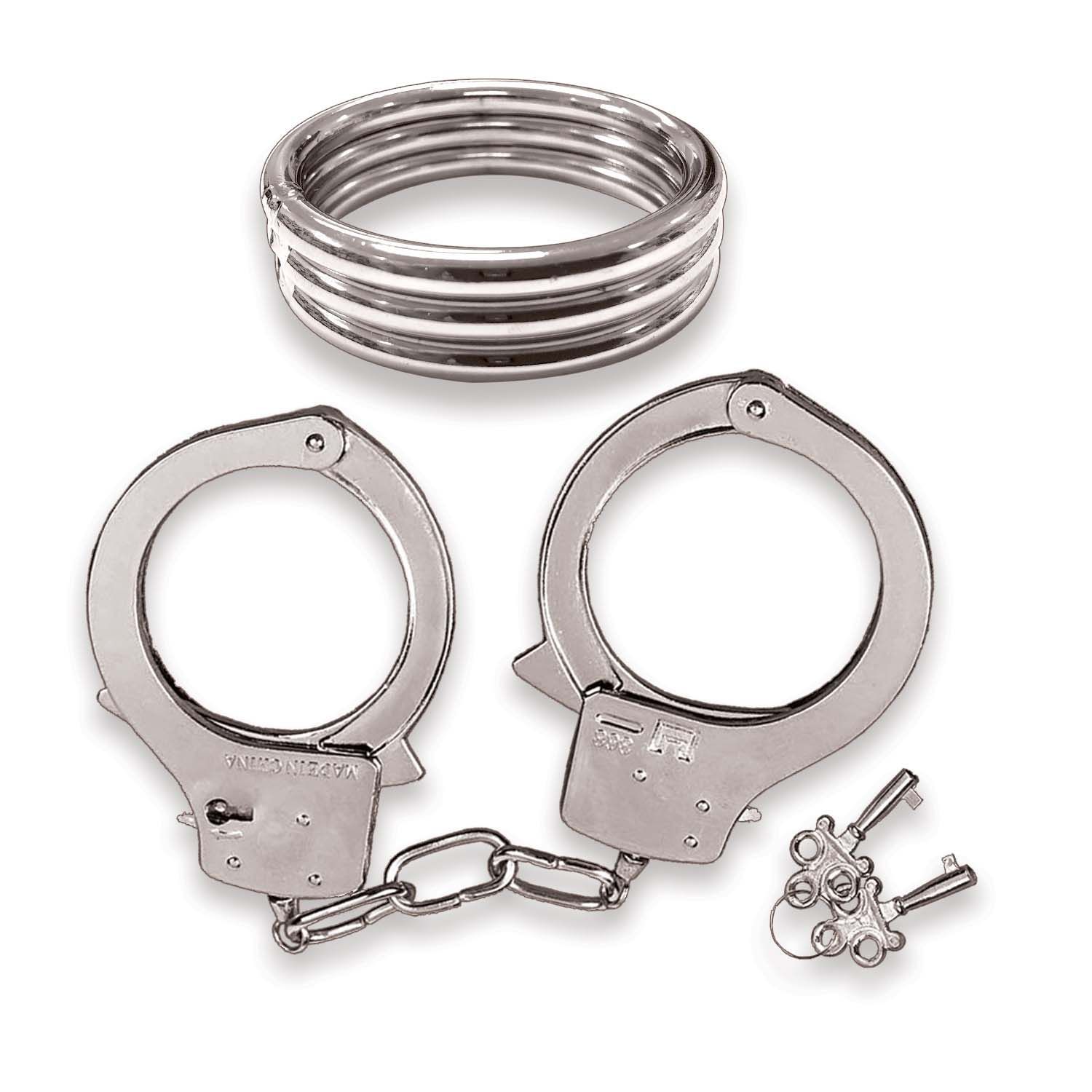 DOMINANT SUBMISSIVE COLLECTION COCKRING &amp; HANDCUFFS - #3113