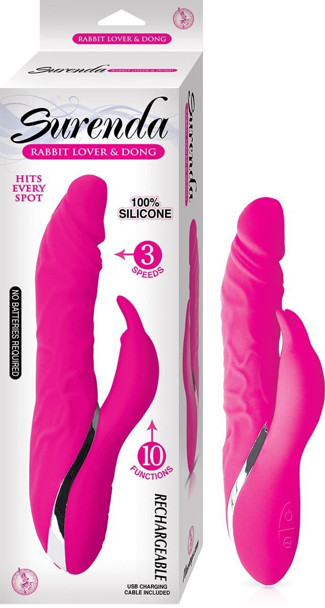 SURENDA RABBIT LOVER &amp; DONG-PINK - #2754-1