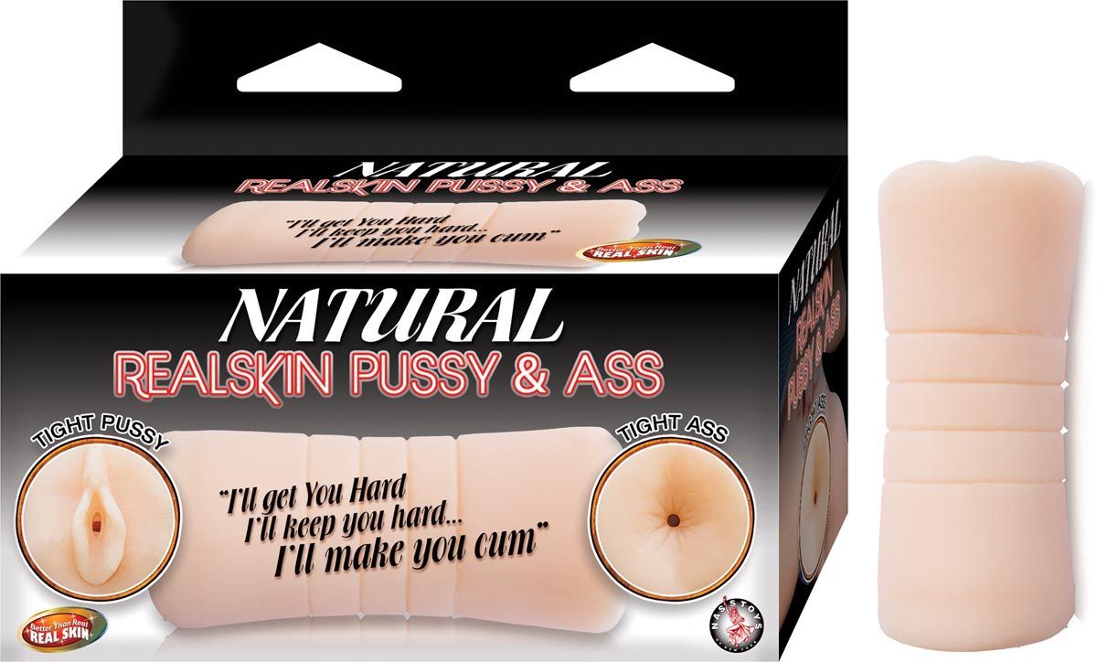 NATURAL REAKSKIN PUSSY &amp; ASS-WHITE - #2768