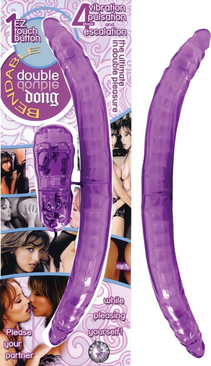 BENDABLE DOUBLE DONG-PURPLE - #1917-2