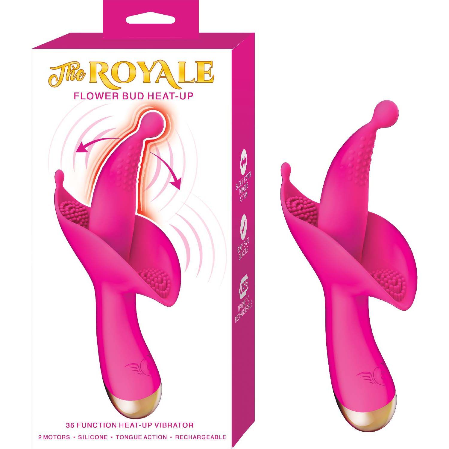 THE ROYALE FLOWER BUD HEAT-UP-PINK - #3269