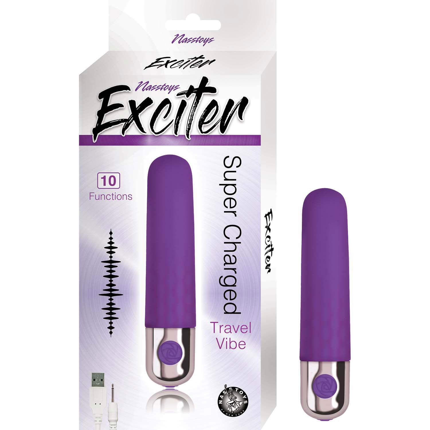 EXCITER SUPER CHARGED TRAVEL VIBE-PURPLE - #3032-2