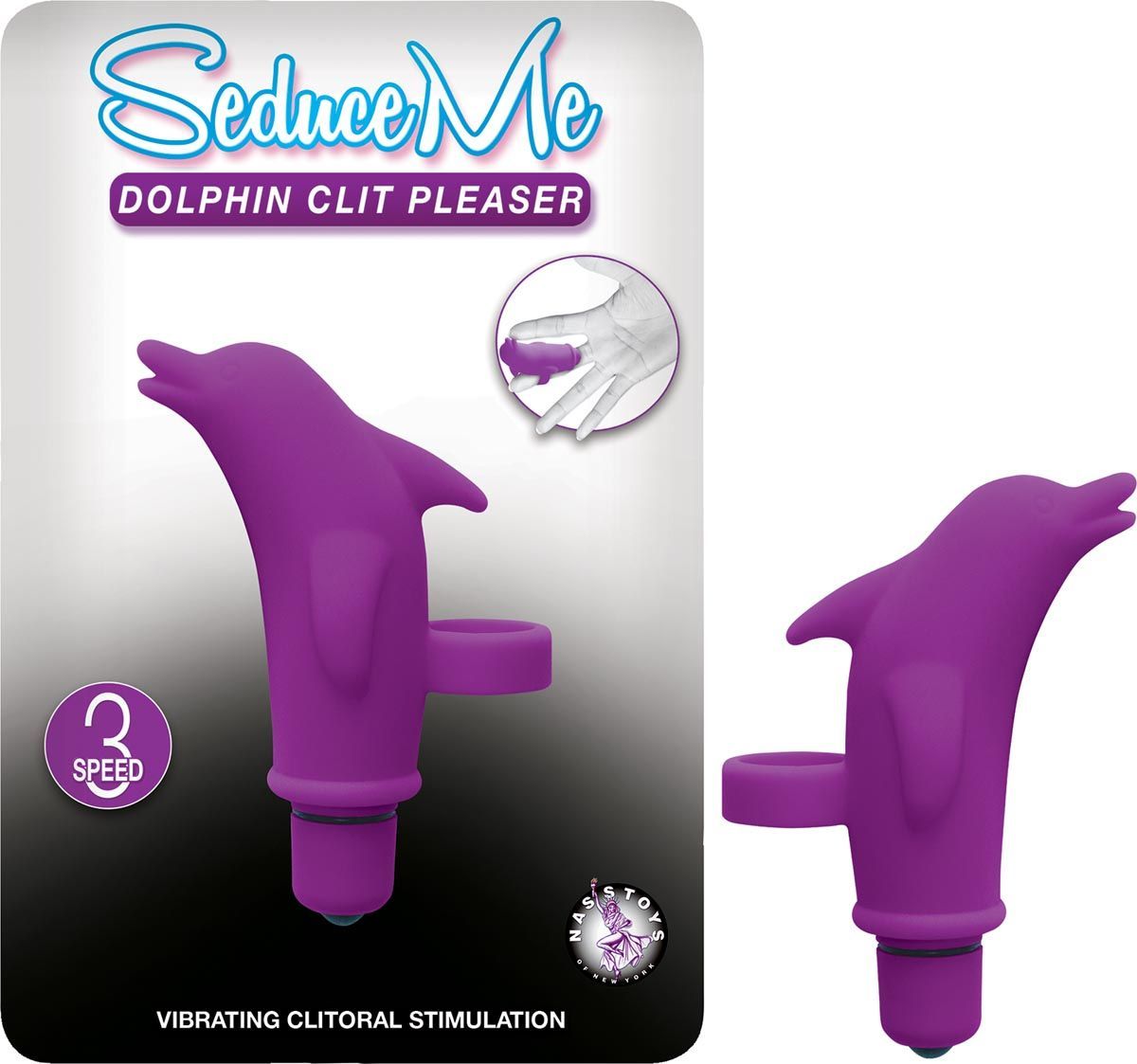 SEDUCE ME DOLPHIN CLIT PLEASER-PURPLE - #2739-2