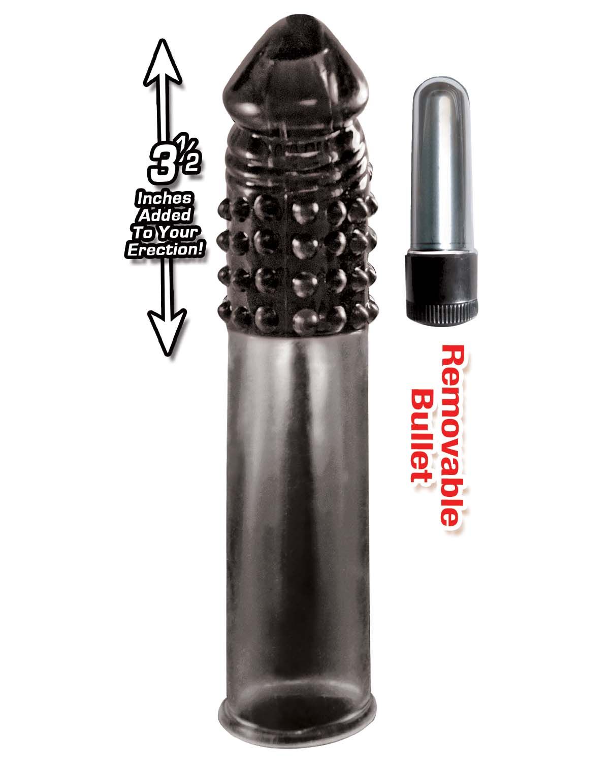 RAM VIBRATING PENIS EXTENDER-SMOKE - #2467-2