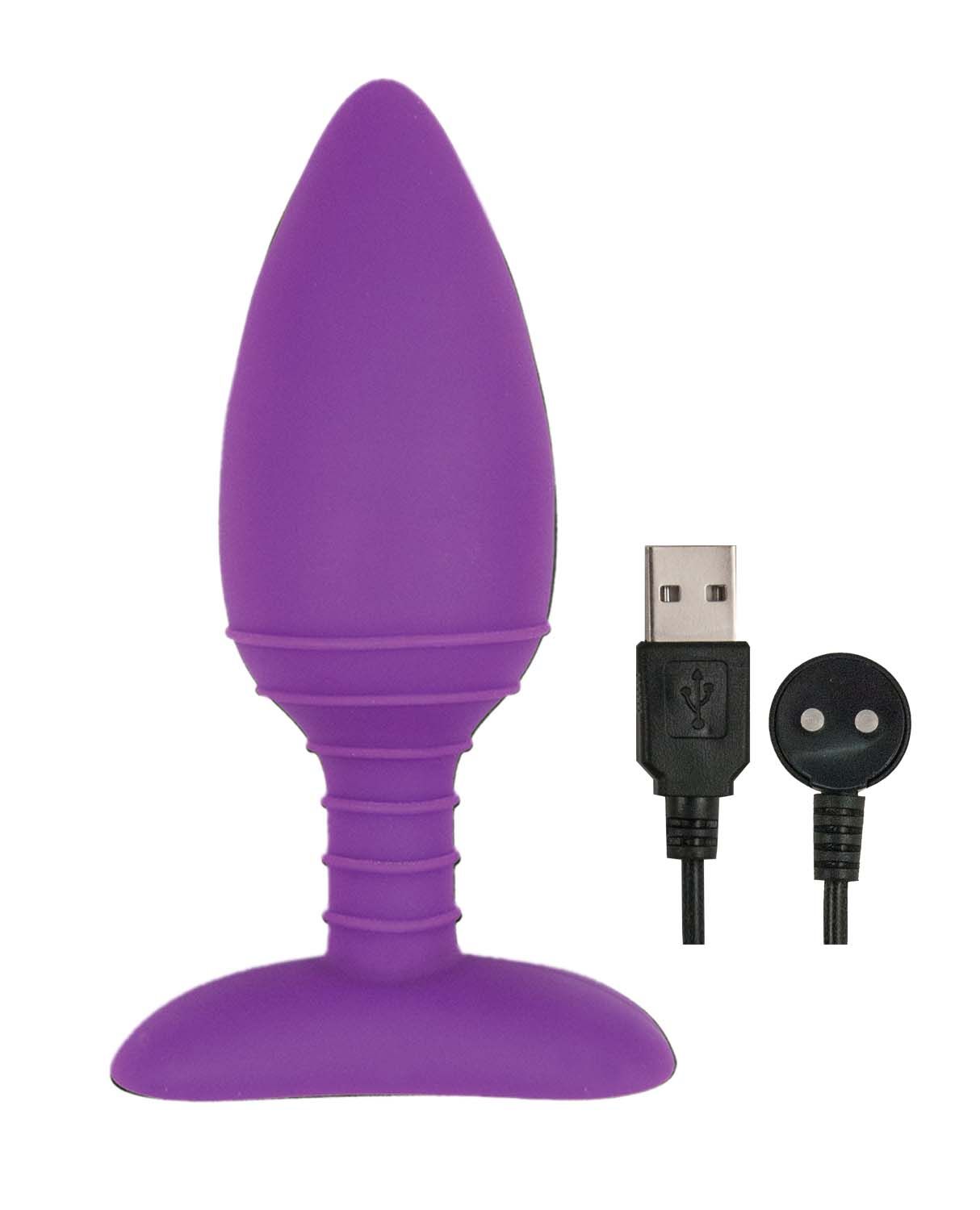 COMMANDER BEGINNER&#39;S VIBRATING HOT PLUG-PURPLE - #2809-2