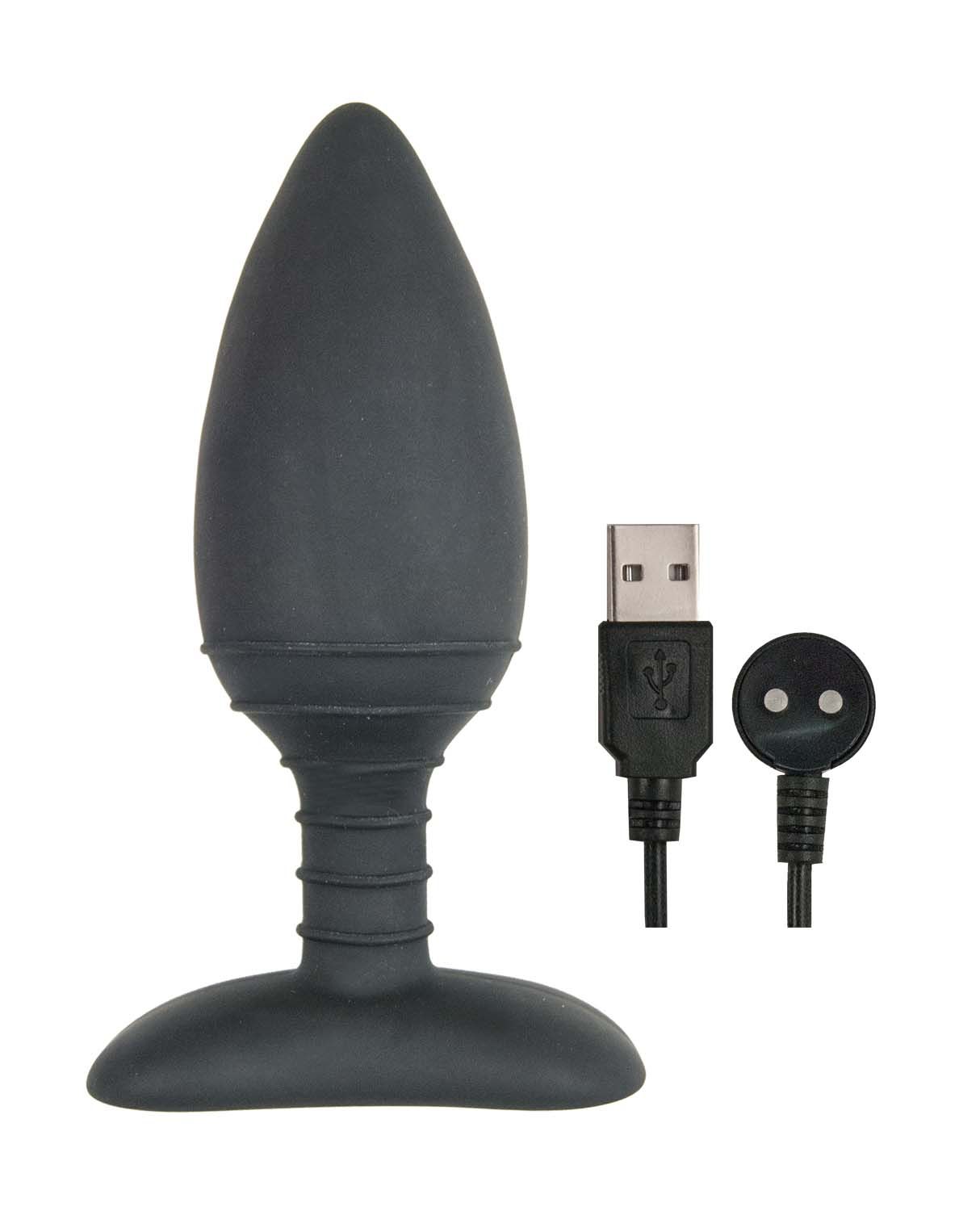 COMMANDER BEGINNER&#39;S VIBRATING HOT PLUG-BLACK - #2809-1