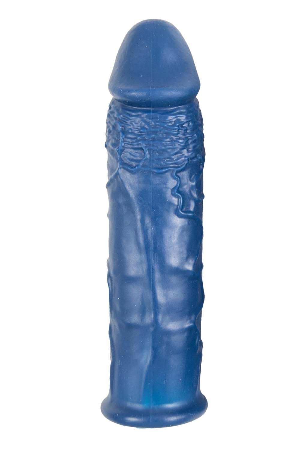 THE GREATEST EXTENDER 6&quot; PENIS SLEEVE-BLUE - #2885-1