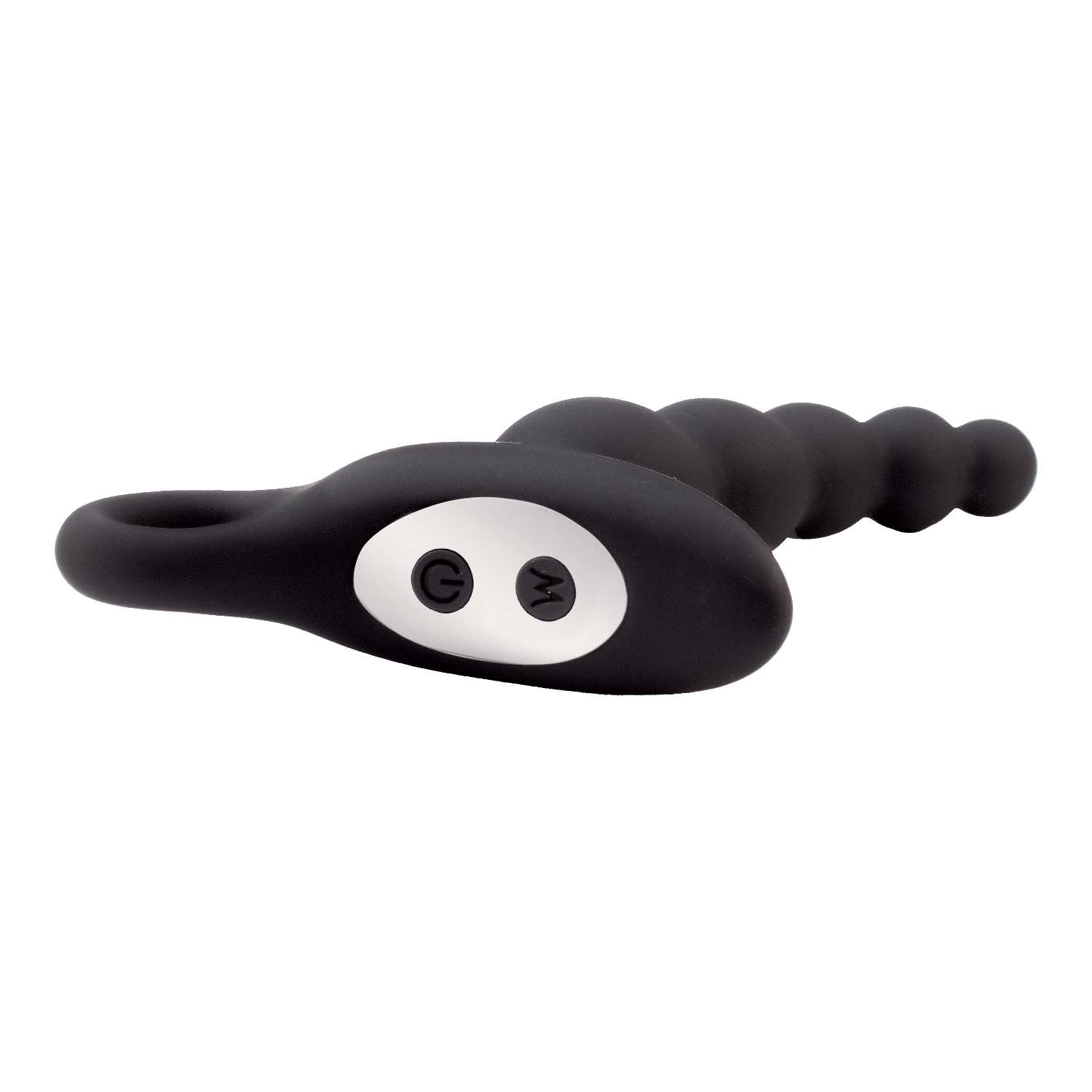 ANAL-ESE COLLECTION VIBRATING ALPHA PLUG #2-BLACK - #2982