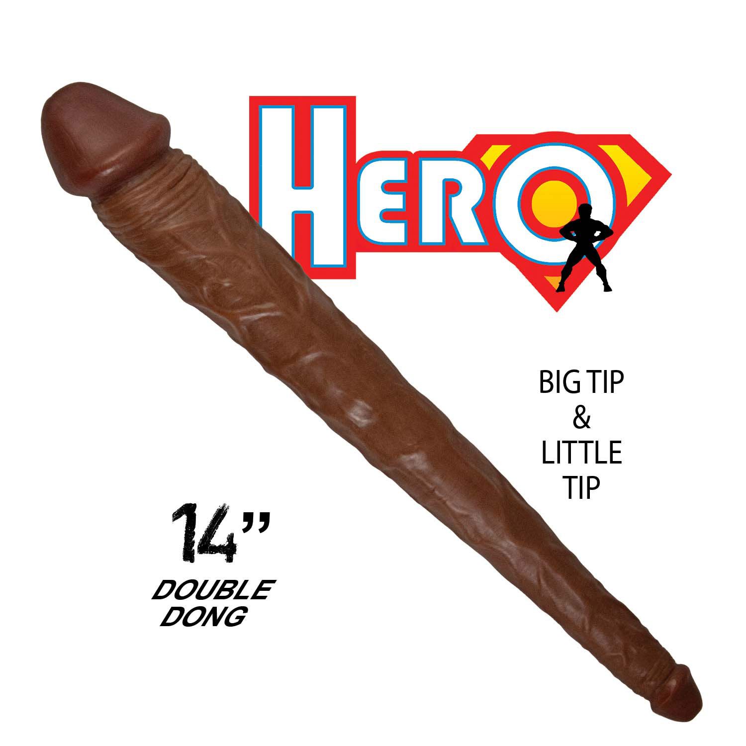 HERO 14&quot; DOUBLE DONG-BROWN - #3043-2