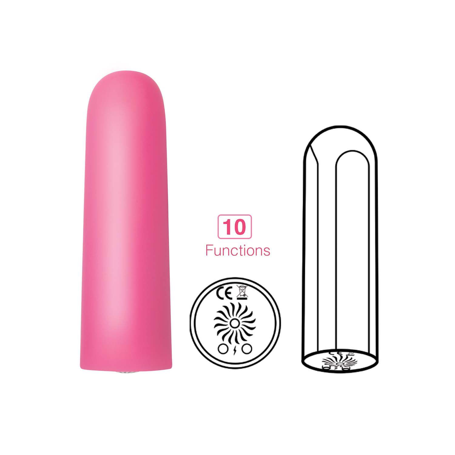 EXCITER SUPER CHARGED MINI VIBE-PINK - #3034-1