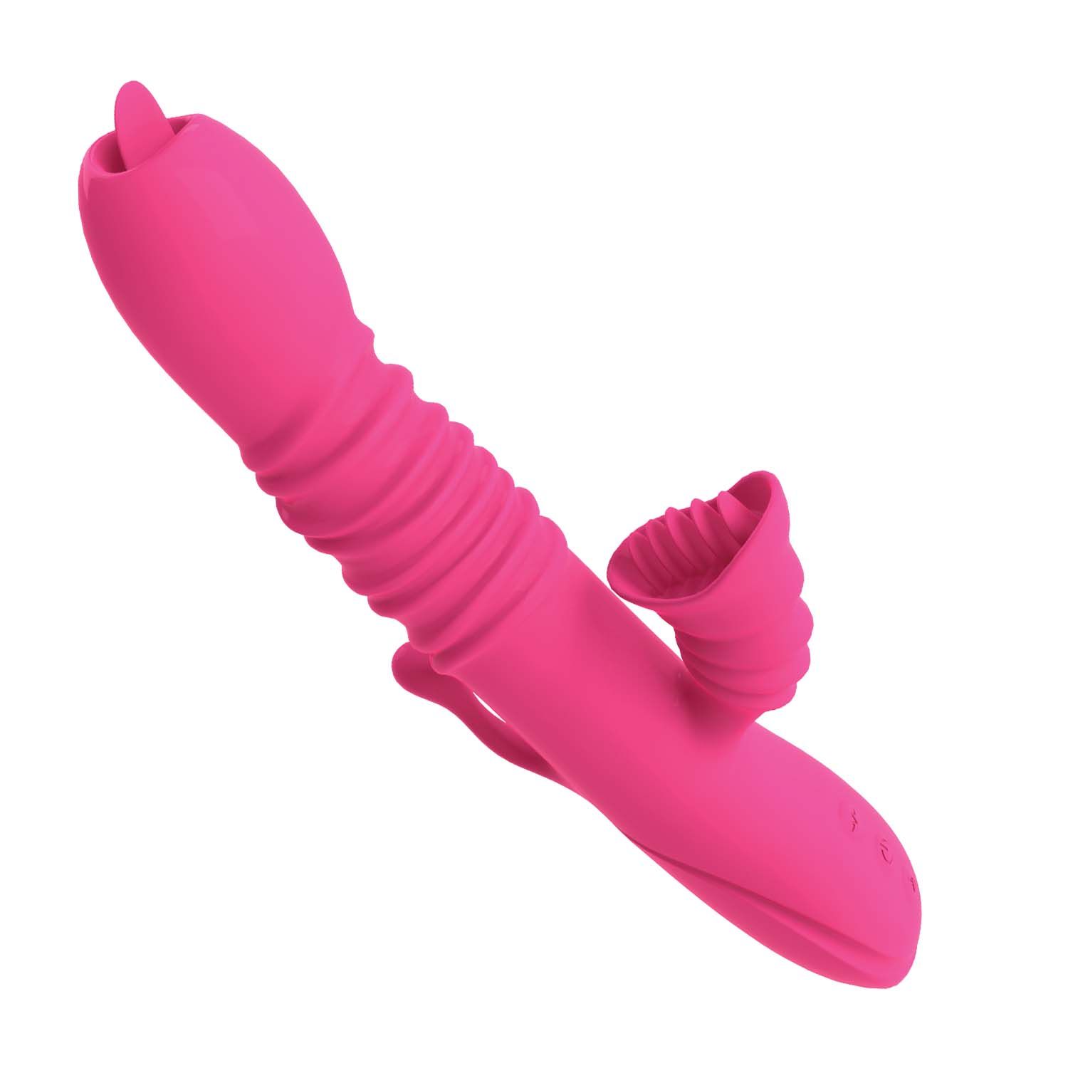 PASSION DUAL MASSAGER HEAT UP-PINK - #3111