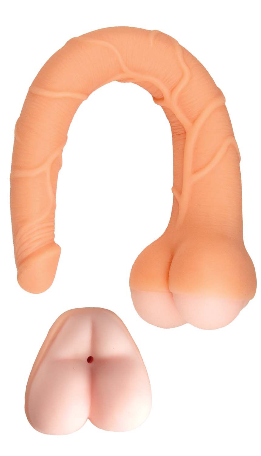 REALCOCKS MASTURBATOR 14&quot; 3 IN 1 MASTURBATOR-WHITE - #3122