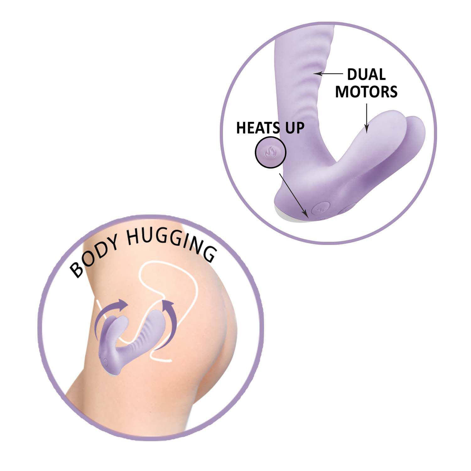 GODDESS HEAT UP BUNNY MASSAGER-LAVENDER - #3174