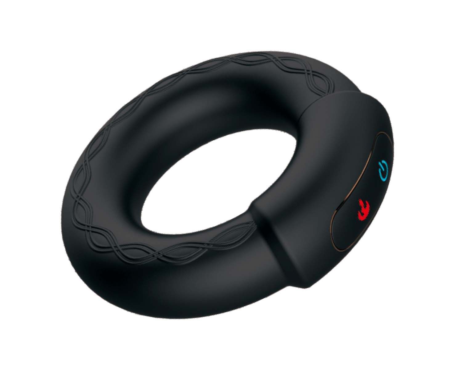COCKPOWER HEAT UP COCK RING-BLACK - #3169
