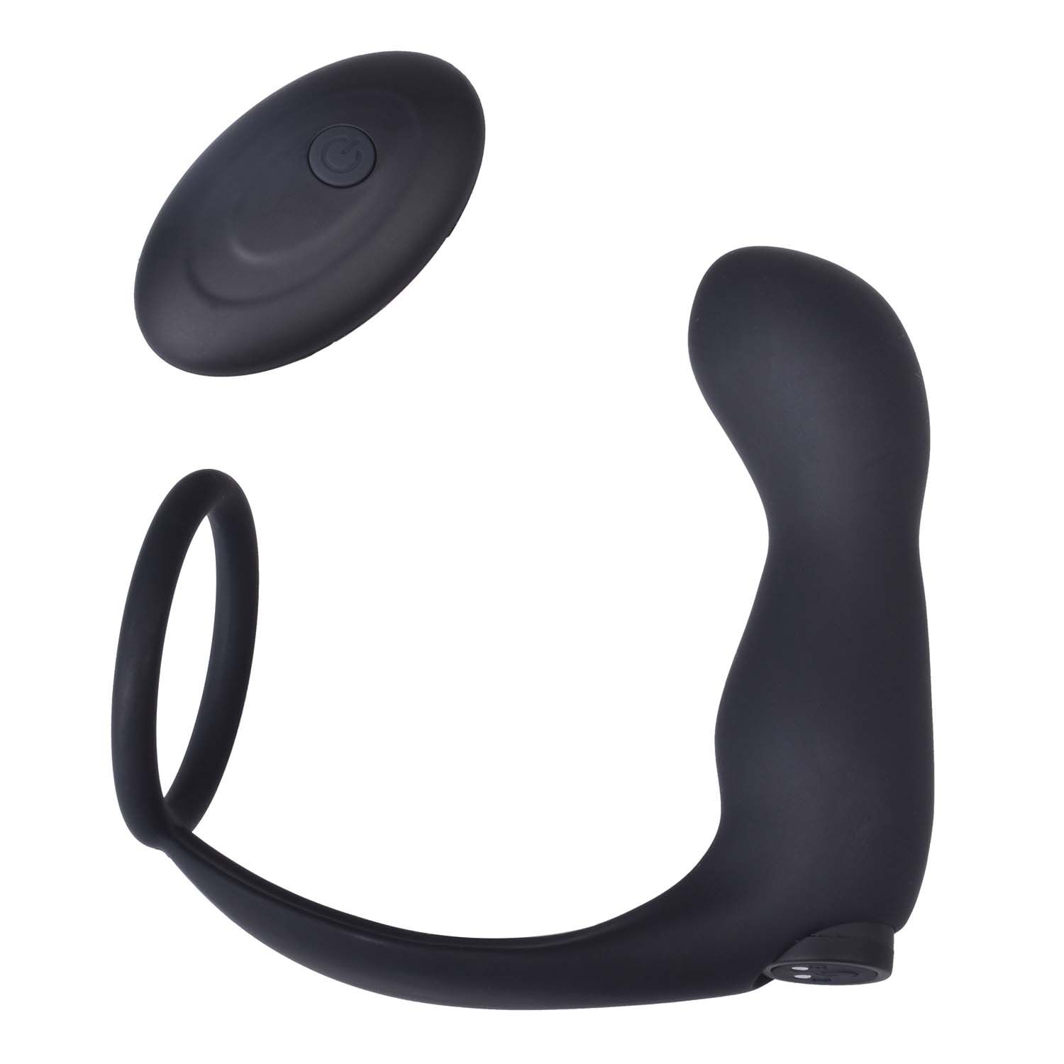 ASS-SATION REMOTE CONTOURED ANAL PLUG-BLACK - #3220