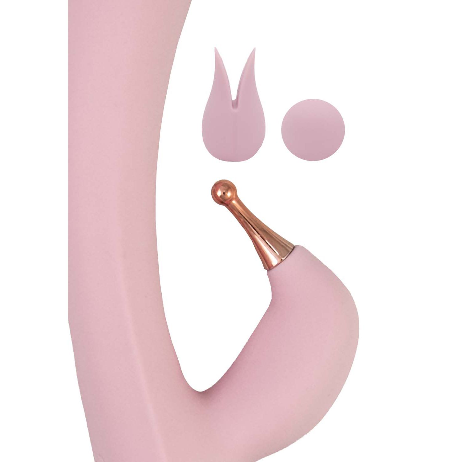 GODDESS TRI-TIP PERSONAL MASSAGER-PINK - #3224-1