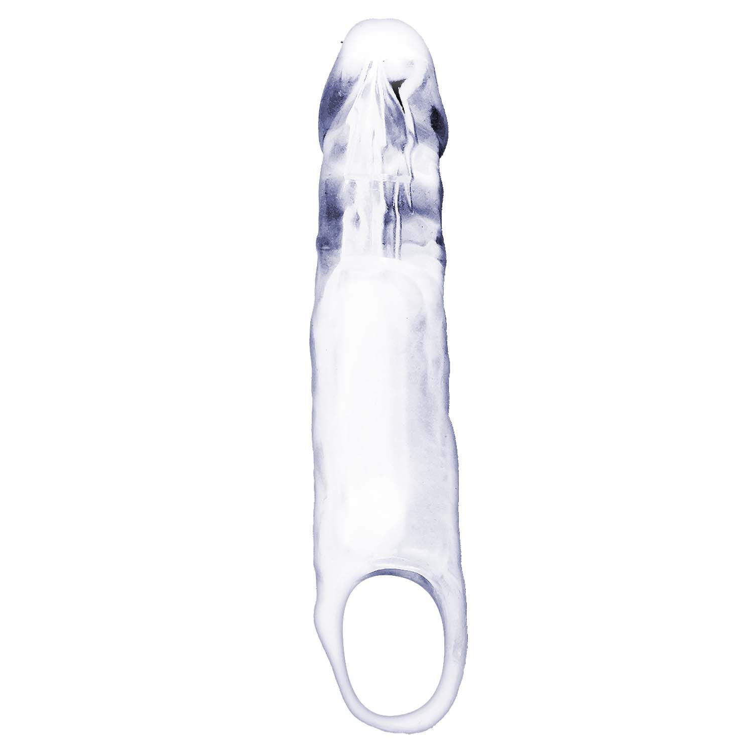 MAGIC PENIS EXTENDER &amp; BALL STRAP 6.5&quot;-CLEAR - #3226