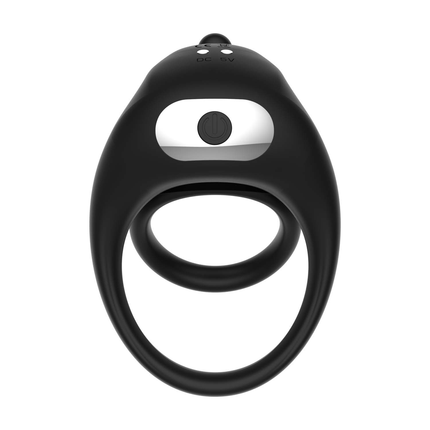 COCKPOWER REMOTE CONTROL PLEASURE RING-BLACK - #3247