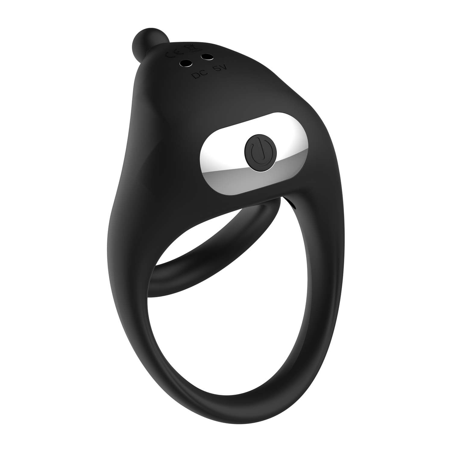 COCKPOWER REMOTE CONTROL PLEASURE RING-BLACK - #3247
