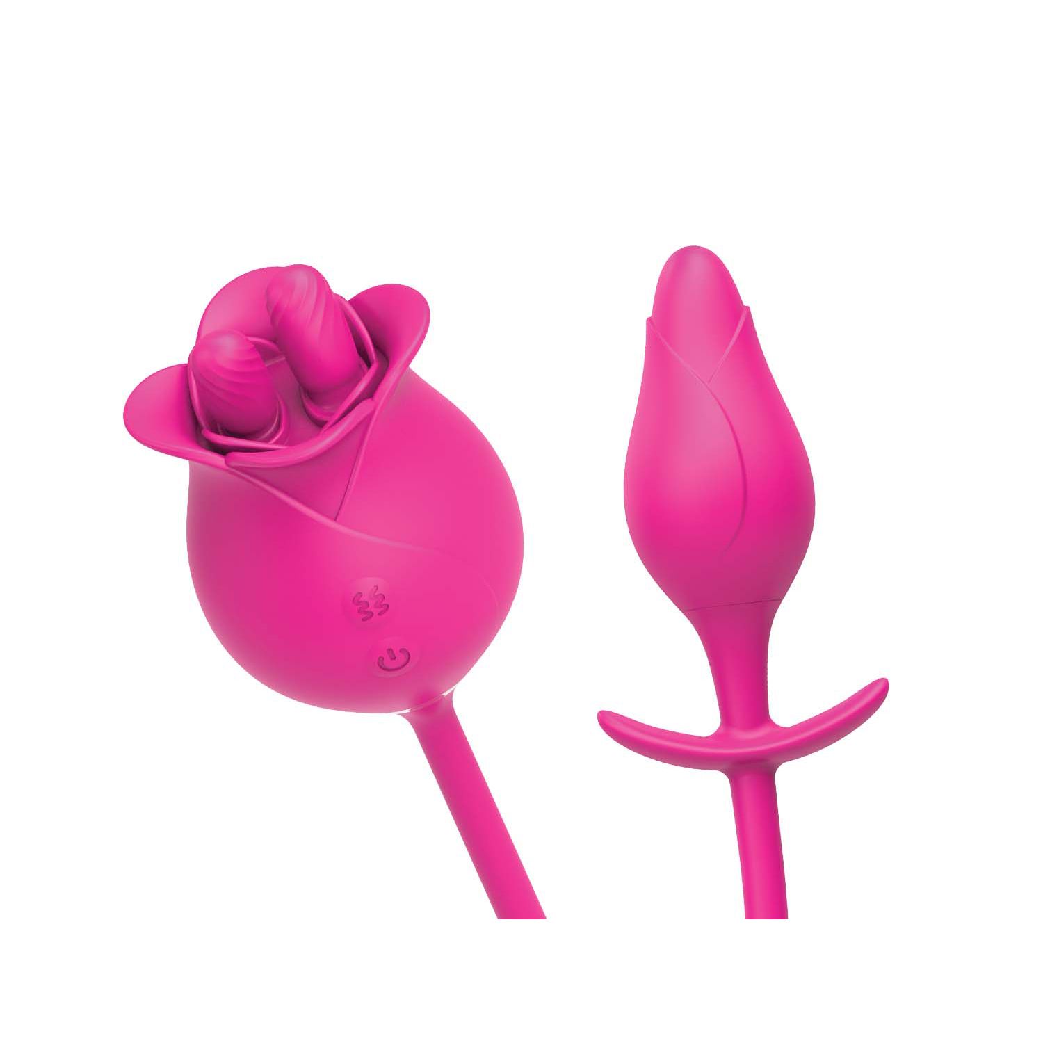 THE ROYALE DUAL MASSAGER-PINK - #3270