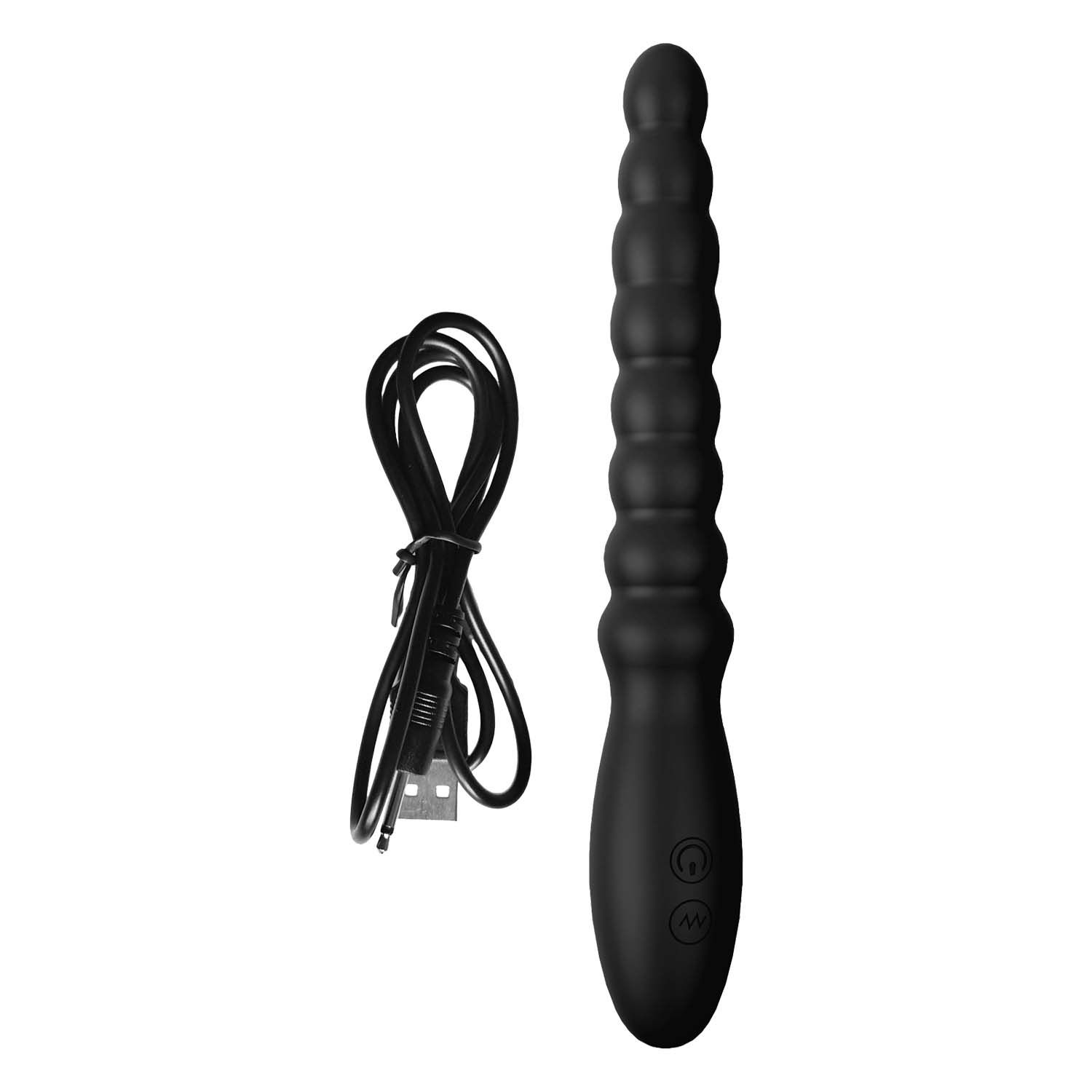 ASS-SATION MAGIC WAND ANAL VIBE-BLACK - #3284-1