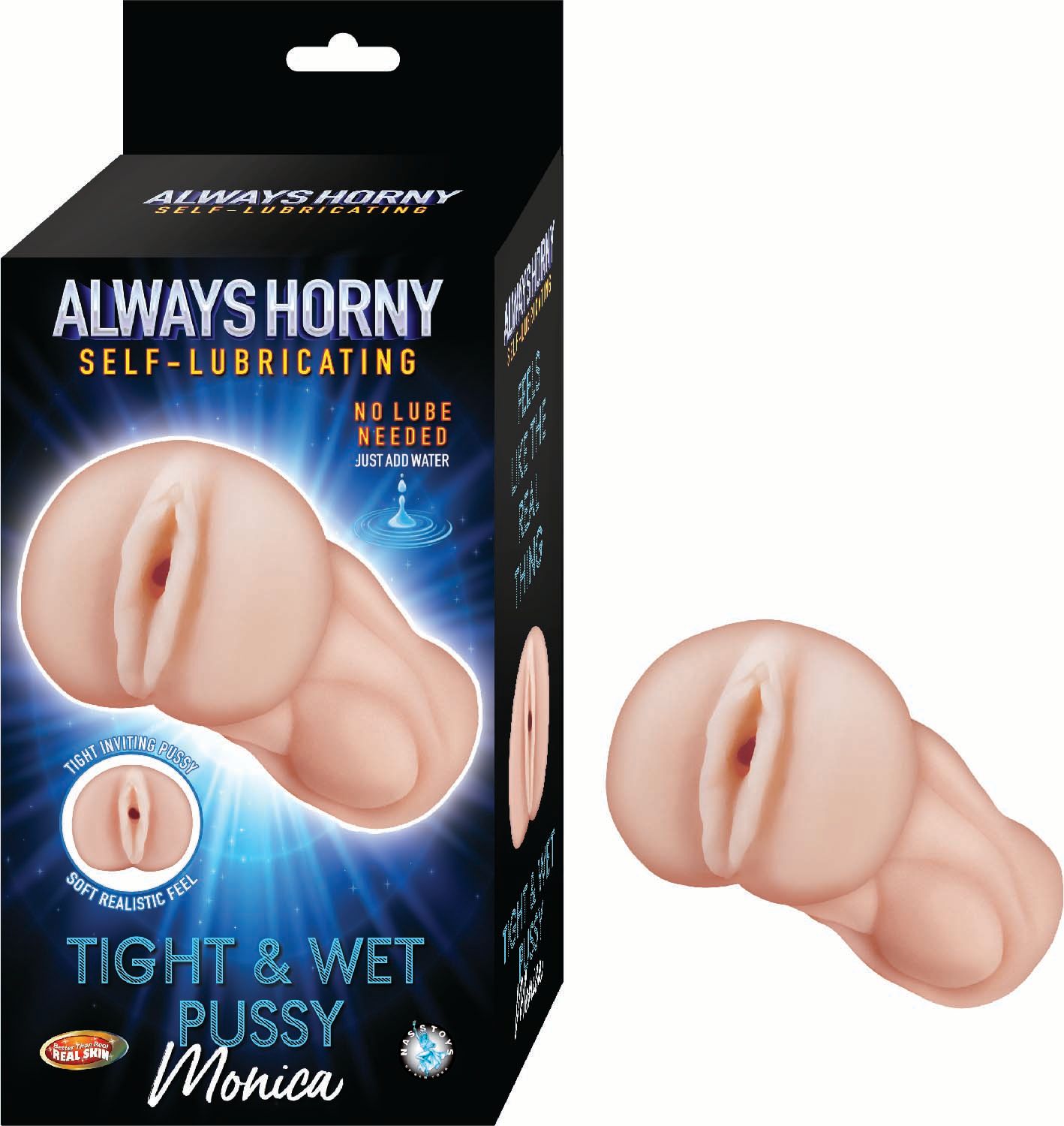 ALWAYS HORNY SELF-LUBRICATING MASTURBATOR MONICA-WHITE -#3253-1