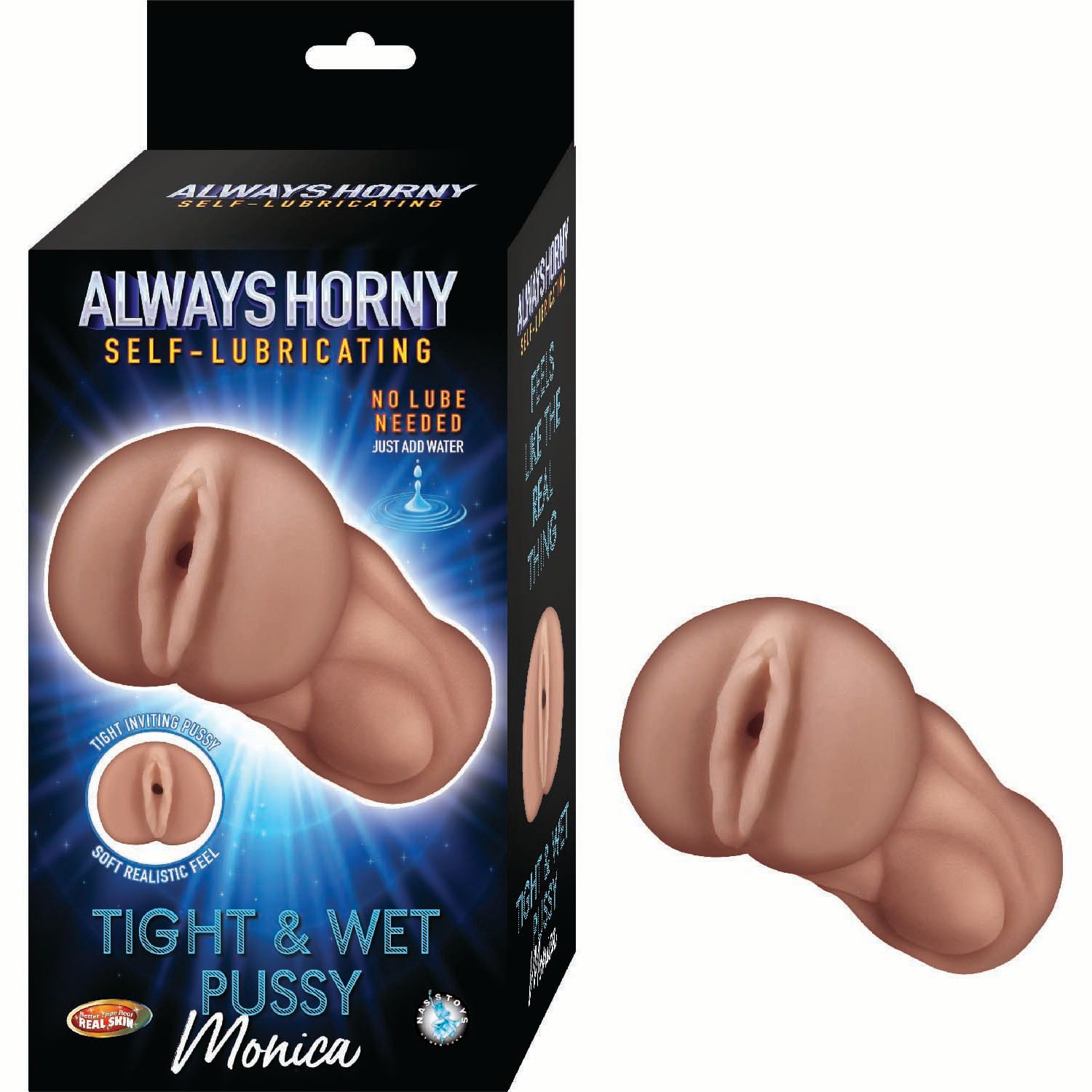 ALWAYS HORNY SELF-LUBRICATING MASTURBATOR MONICA-WHITE -#3253-2