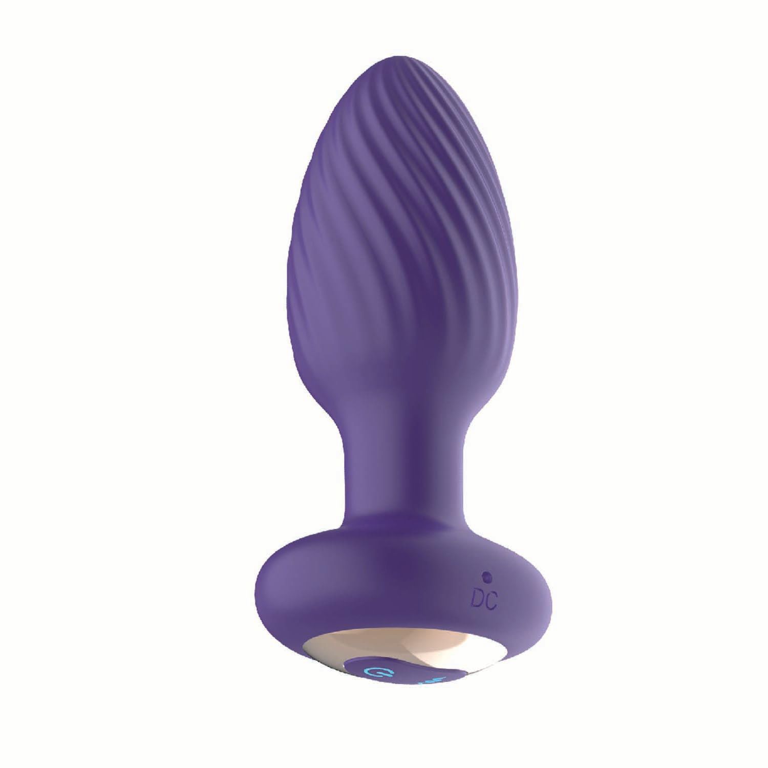 THE ROYALE ROTATING ANAL PLUG-PURPLE -#3279
