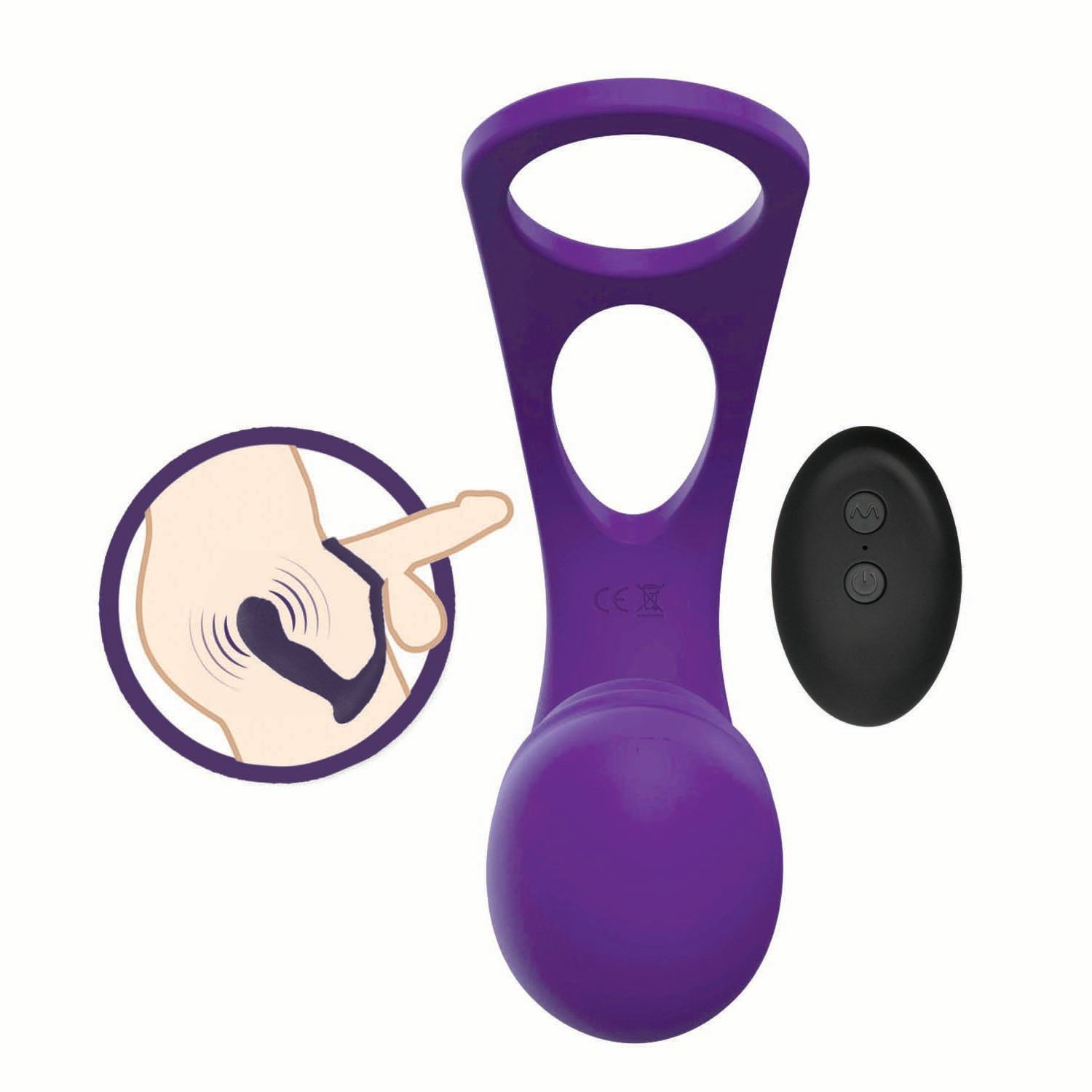 THE ROYALE P-SPOT MASSAGER-PURPLE -#3278