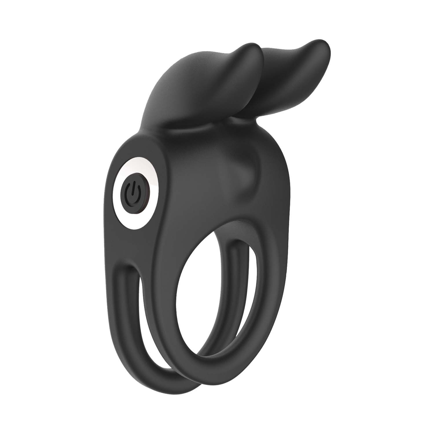 ENHANCER VIBRATING RABBIT C-RING-BLACK -#3287