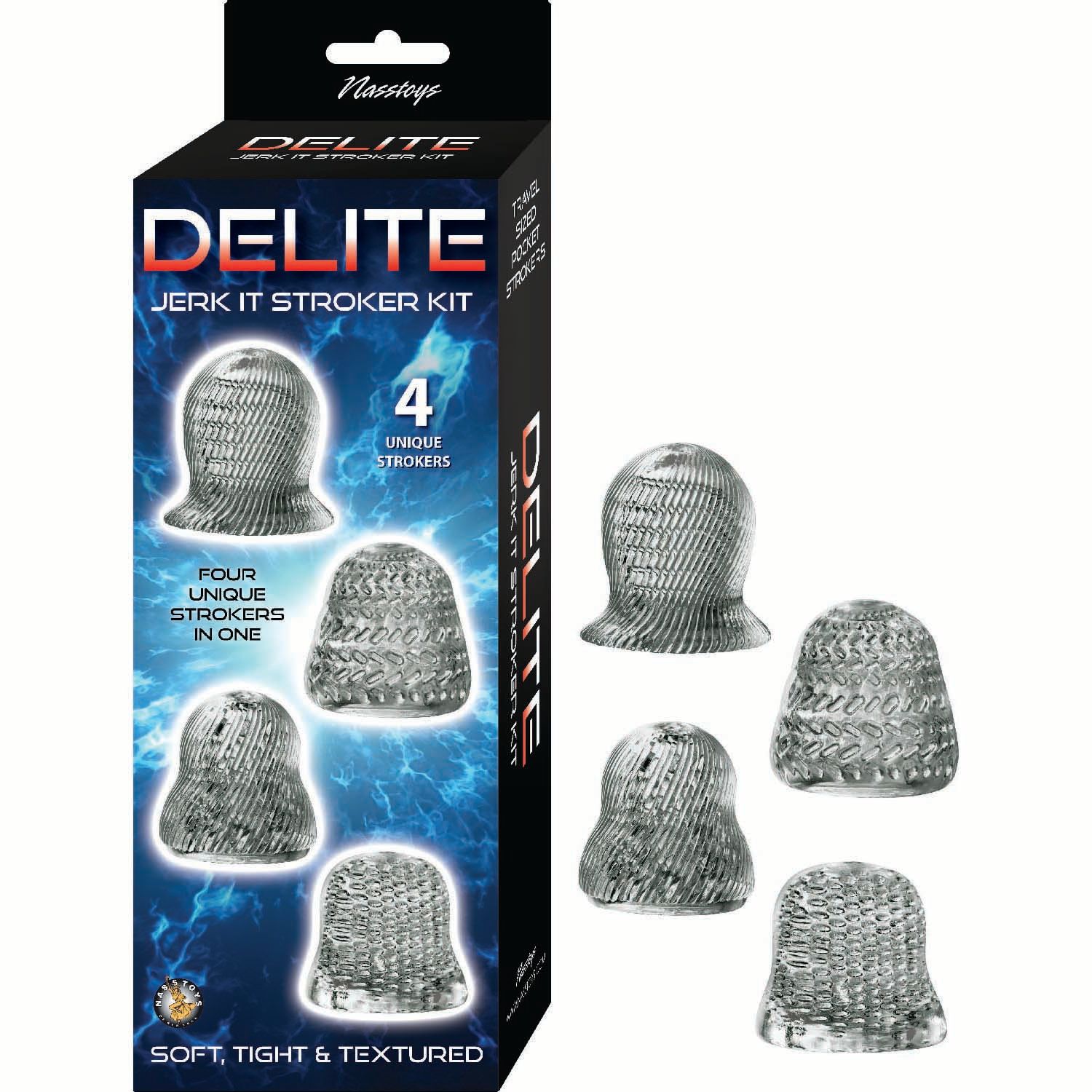 DELITE JERK IT STROKER KIT-SMOKE -#3295-2