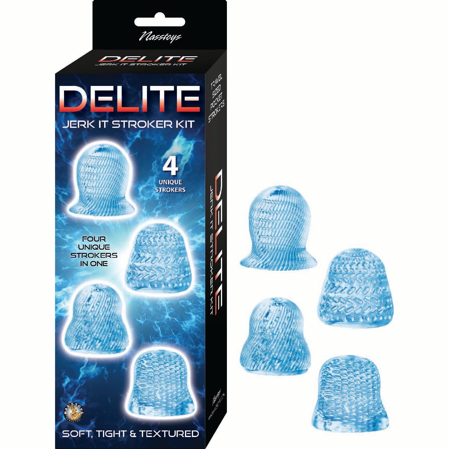 DELITE JERK IT STROKER KIT-BLUE -#3295-1