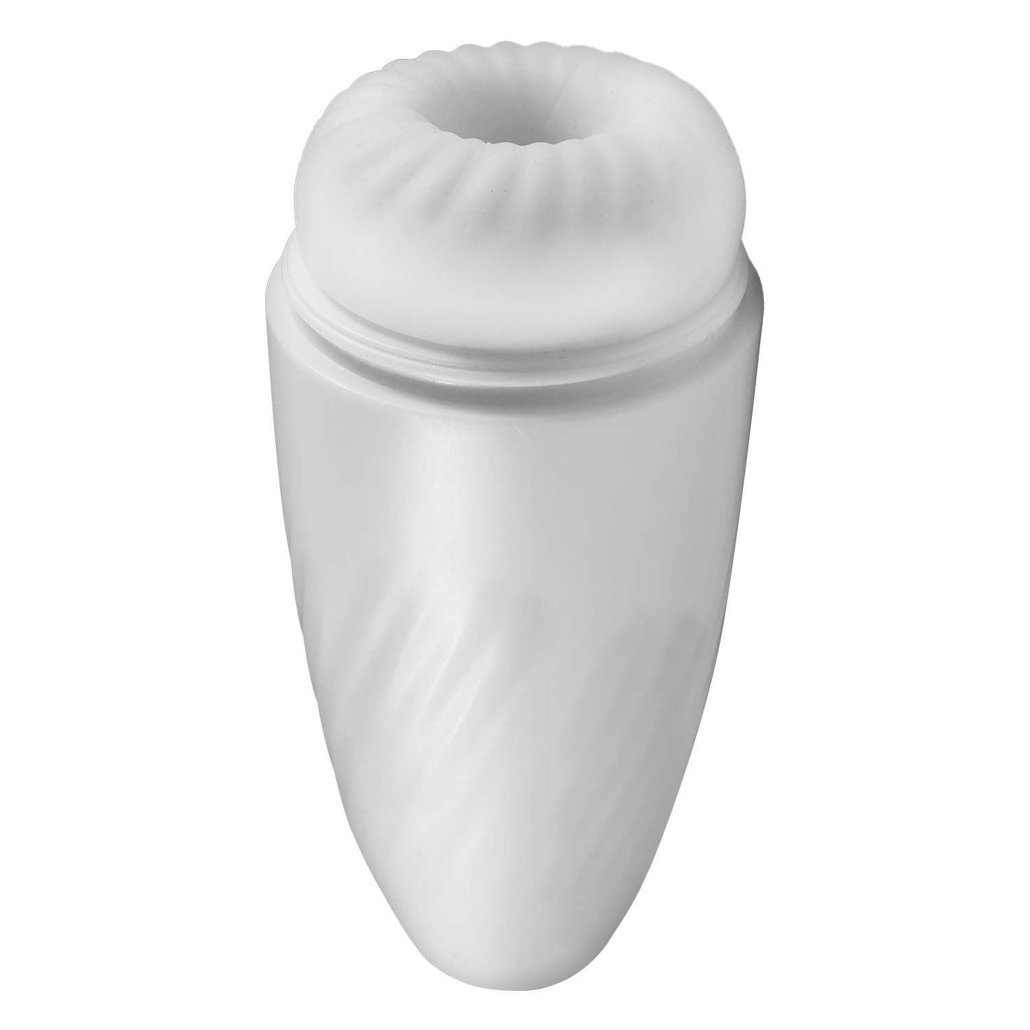 MAGIC VIBRATING &amp; TALKING MASTURBATOR-WHITE -#3296