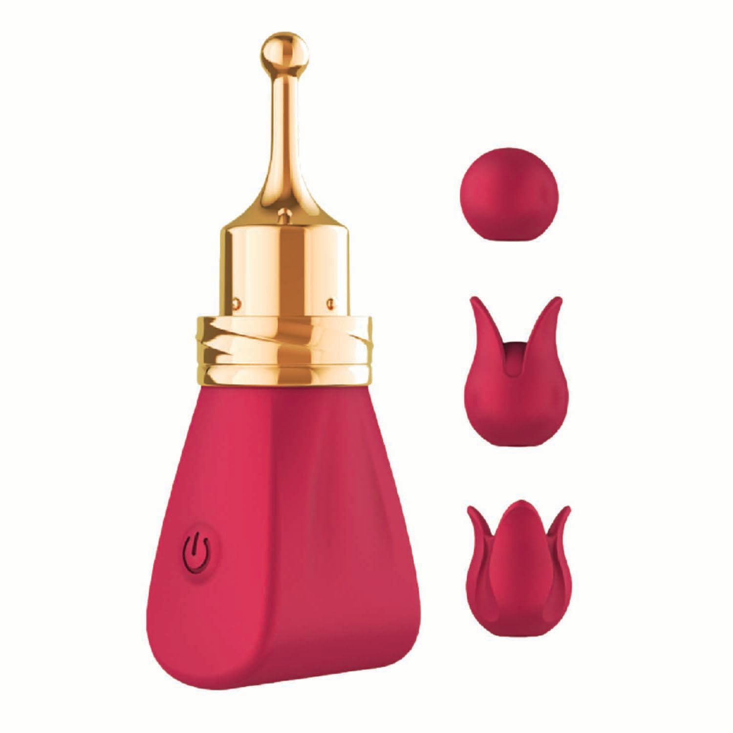 GOLD GLAM TRI-TIP VIBE-RED -#3297-2