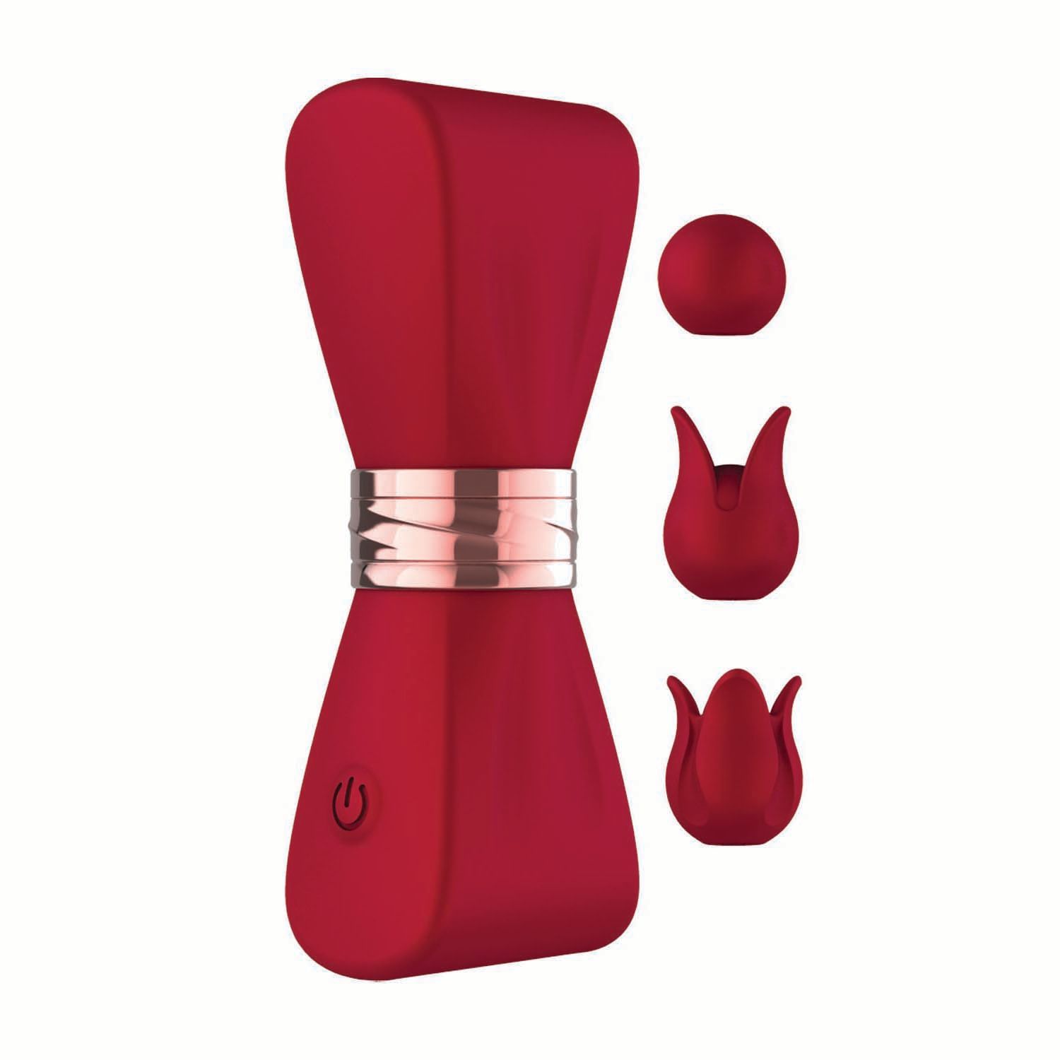 GOLD GLAM TRI-TIP VIBE-RED -#3297-2