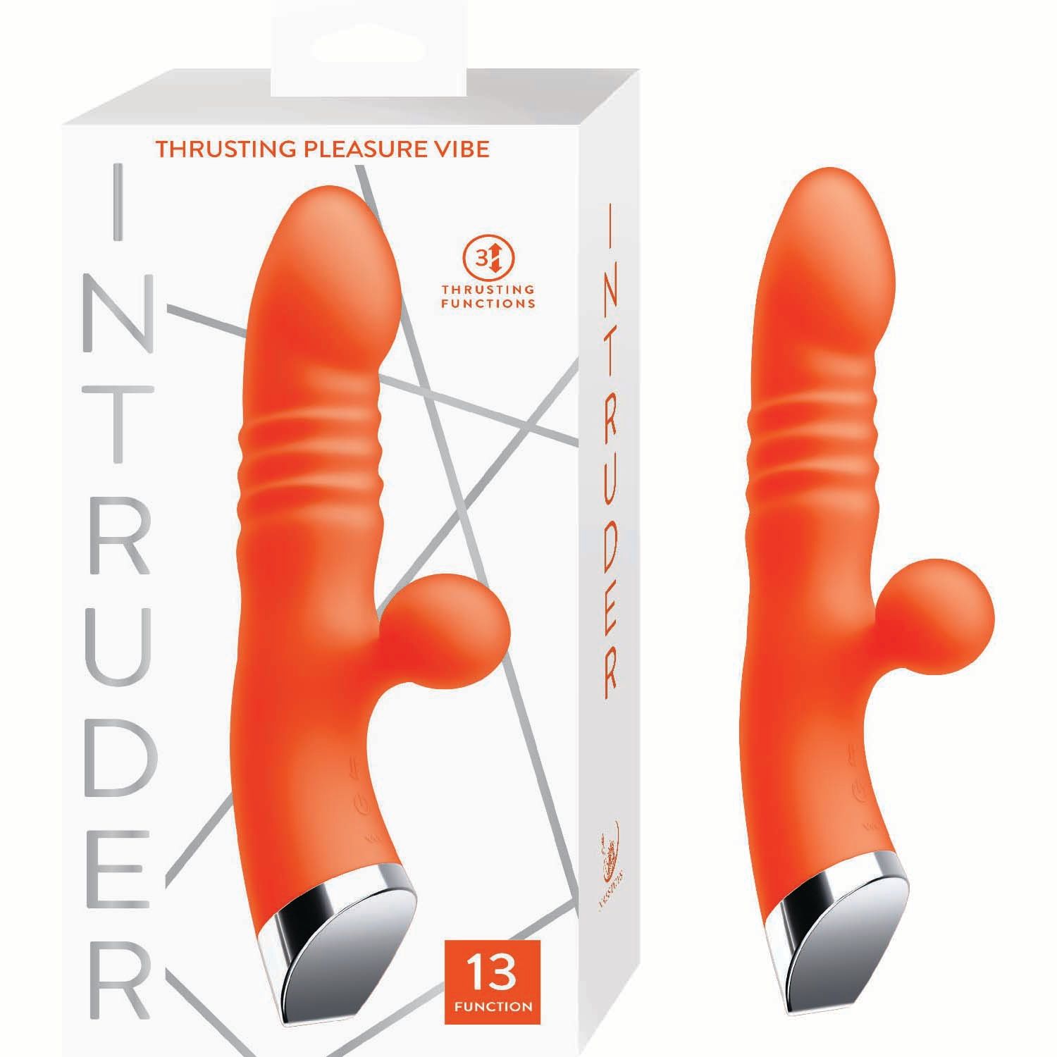 INTRUDER THRUSTING PLEASURE VIBE-TANGERINE -#3304-1
