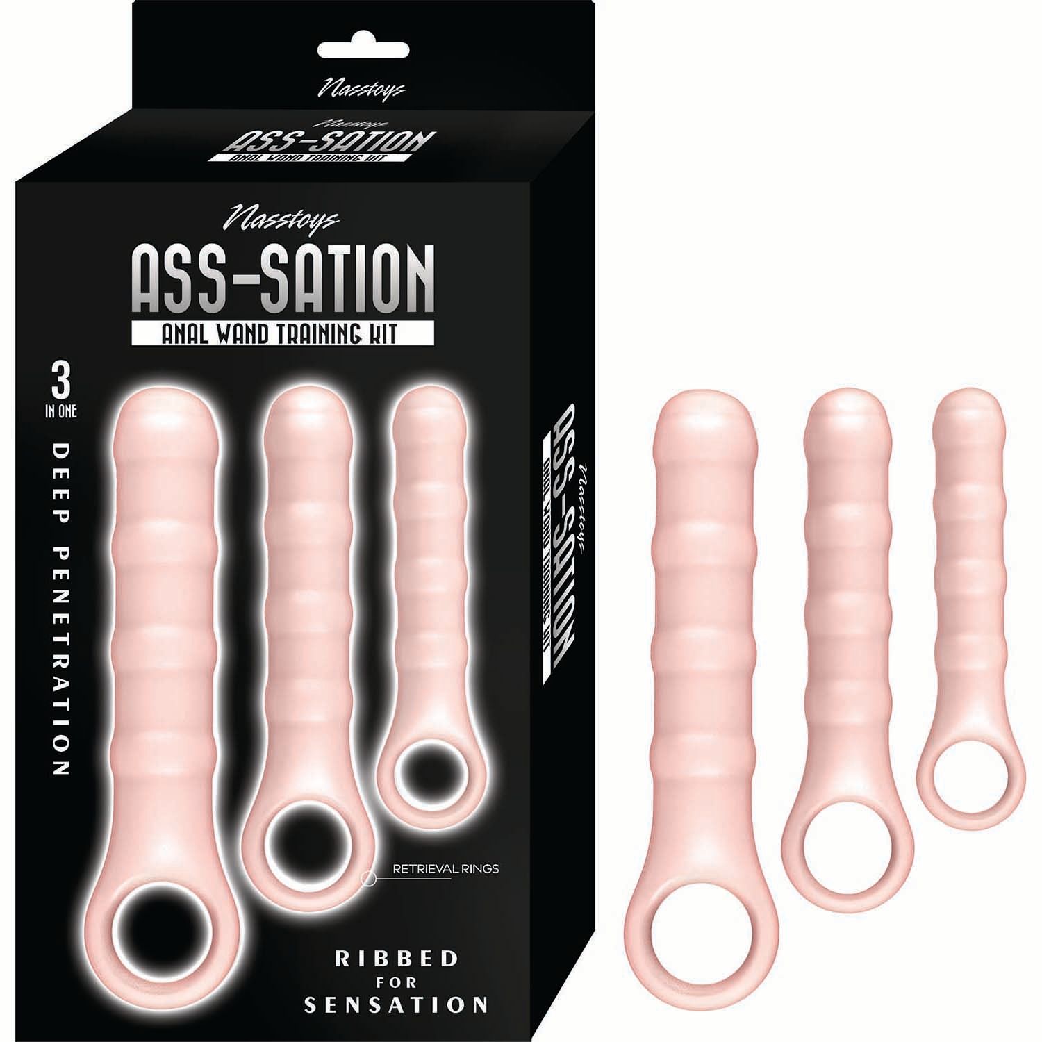 ASS-SATION ANAL WAND TRAINING KIT-WHITE -#3316-1