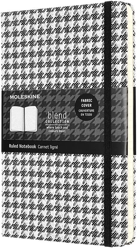 Moleskine Blend Notebook, Hard Cover, Ruled, Large, Check Pattern Sm 240 Pages (5 Moleskine Blend Notebook, Hard Cover, Ruled, Large, Check Pattern Sm 240 Pages (5" x 8.25")