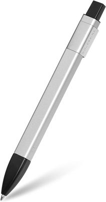 Moleskine Classic Pro Metal Ballpoint Pen with Cap Silver Grey 1 mm Moleskine Classic Pro Metal Ballpoint Pen with Cap Silver Grey 1 mm