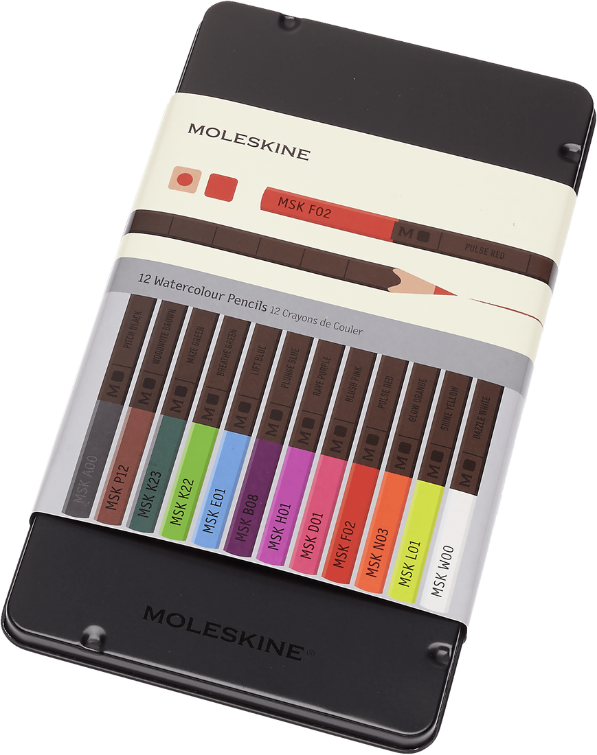 Moleskine 12 Watercolour Pencils Moleskine 12 Watercolour Pencils