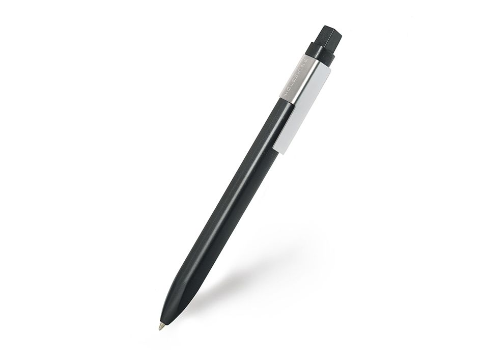 Moleskine Click Ballpoint Pen with Silver Grey Clip 0.5 mm