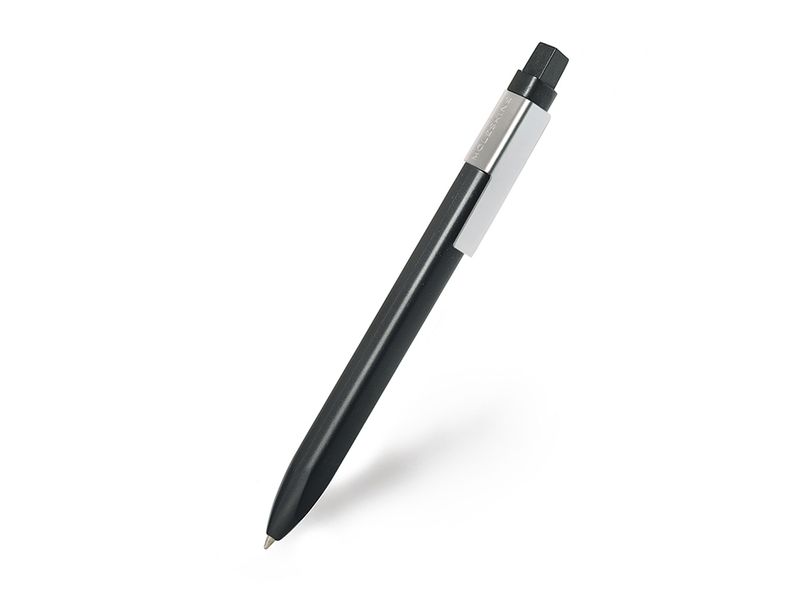 Moleskine Click Ballpoint Pen with Silver Grey Clip 0.5 mm