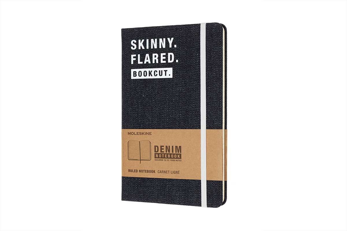 Moleskine Limited Edition Denim, Hard Cover, Large, Lined (5" x 8.25")