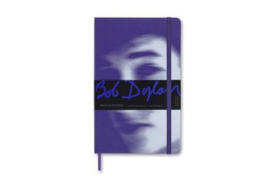 Moleskine Limited Edition Notebook Bob Dylan, Large, Ruled, Violet, Hard Cover (5" x 8.25")