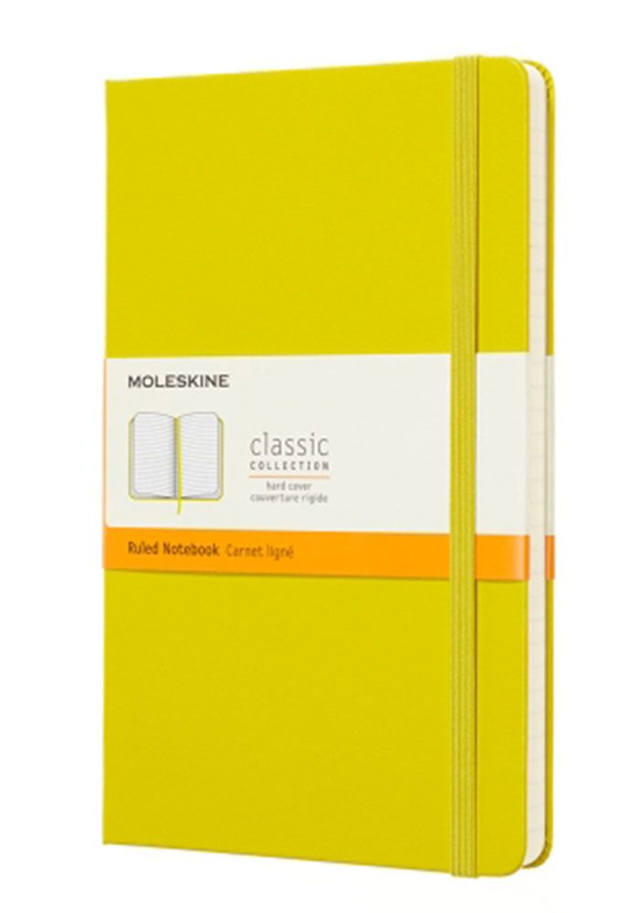 Moleskine Classic Notebook, Hard Cover, Large, Ruled, Yellow Dandelion, 240 Pages (5 Moleskine Classic Notebook, Hard Cover, Large, Ruled, Yellow Dandelion, 240 Pages (5" x 8.25")